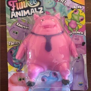 Orb Funkee Animalz Pig Squishy Toy